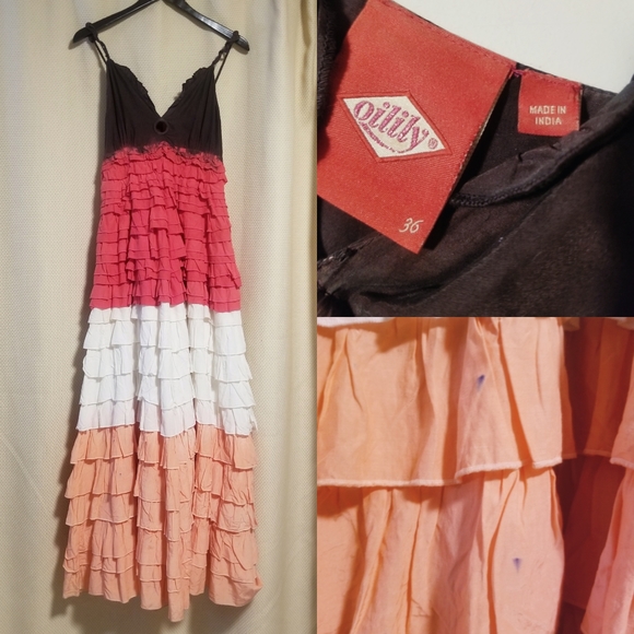 Beautiful Ruffled Beach Dress - Picture 2 of 2